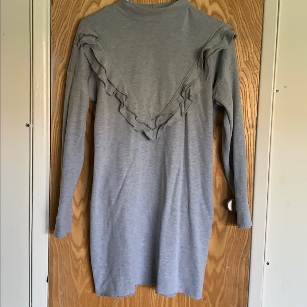 Zara sweater dress grey